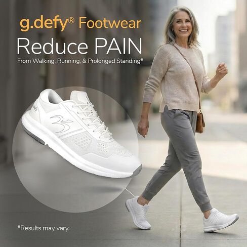 Gravity Defyer G-Defy Mayyrun’s Women’s Energy و Performance & Comfort Running Shoe | الراحة المريحة مع تقنية VersoShock® للألم المرتبط بالركض والمشي والوقوف المطول in Kuwait