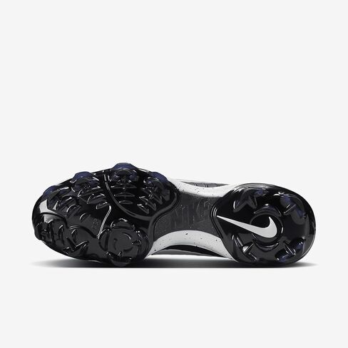 حذاء البيسبول Nike Alpha Huarache NXT MCS للرجال (DJ6519-002، أسود/رمادي غامق/أبيض) مقاس 10 in Saudi Arabia