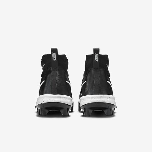 حذاء البيسبول Nike Alpha Huarache NXT MCS للرجال (DJ6519-002، أسود/رمادي غامق/أبيض) مقاس 10 in Saudi Arabia