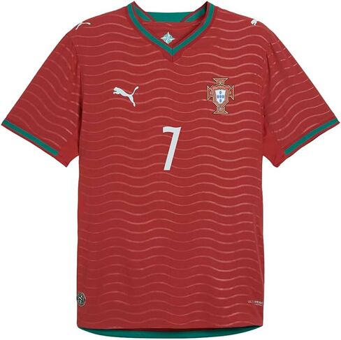 قميص PUMA للرجال البرتغال 2026 هوم رونالدو برقبة دائرية وأكمام قصيرة طبق الأصل جيرسي كاجوال - أحمر in Kuwait