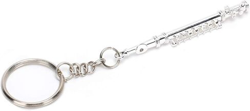 سلسلة مفاتيح فلوت، معدنية، تصميم نابض بالحياة، صغيرة ورائعة، شعور فني أنيق in Kuwait