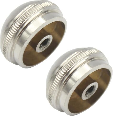 2 Pcs Silver Flute Headjoint Crown Screw Cap - Repair, Maintenance, Replacement, Tuning, Performance Prep & Practice Instrument Parts in Saudi Arabia