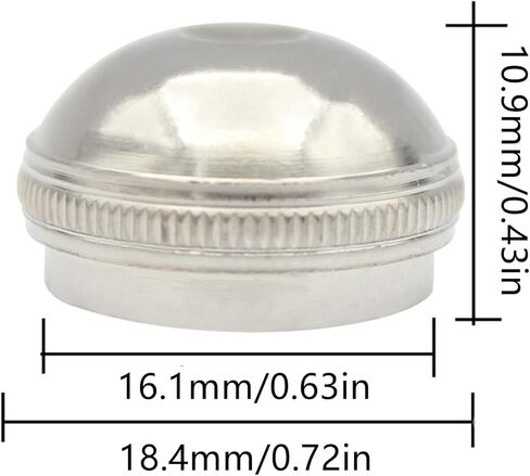 2 Pcs Silver Flute Headjoint Crown Screw Cap - Repair, Maintenance, Replacement, Tuning, Performance Prep & Practice Instrument Parts in Saudi Arabia