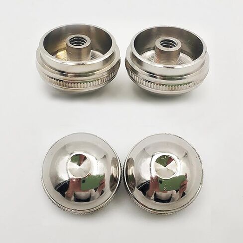2 Pcs Silver Flute Headjoint Crown Screw Cap - Repair, Maintenance, Replacement, Tuning, Performance Prep & Practice Instrument Parts in Saudi Arabia