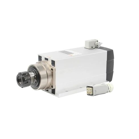 محرك مغزل مبرد بالهواء بقدرة 6 كيلو وات، 4 محامل كروية سيراميك ER32، 300 هرتز، 220 فولت/380 فولت، مع شفة تثبيت، دقة 0.01 مم (380 فولت) in Kuwait