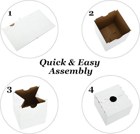 صناديق توصيل من الورق المقوى 100 قطعة من tonchean لبائعي الزهور، صندوق توصيل زهور سريع الطي، وصناديق الزهور والمزهريات لترتيبات الزهور الآمنة أثناء النقل in Kuwait