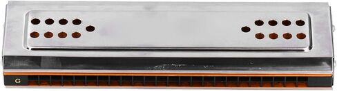 Mouth Organ Harmonica, 24 Hole C Key G Key Polyphonic Harmonica Double-Sided Harmonica with Case Gift in Saudi Arabia