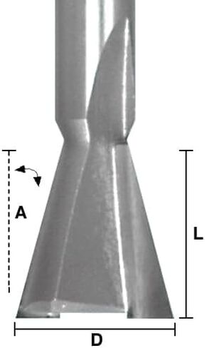 134-0603 Dovetail,3/8 X 8 Degree,8Mm Shk in Kuwait