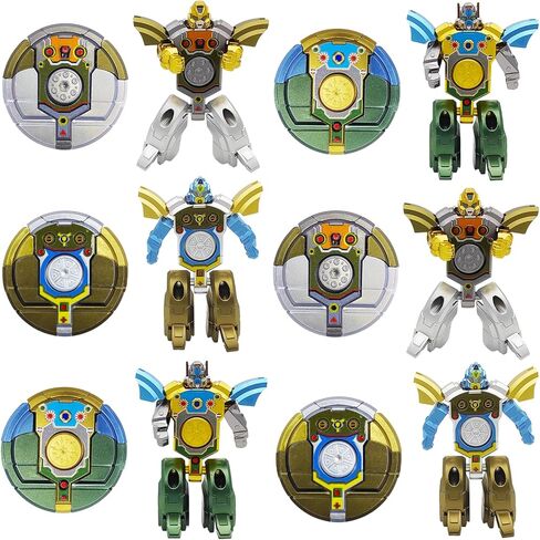 6pcs spinners transformable fidget for Kids Party Forms ، ألعاب Robot Robot القابلة للتشوه تململ تململ ، وجوائز فصول الجيروس الجيروس الحسية. in Kuwait