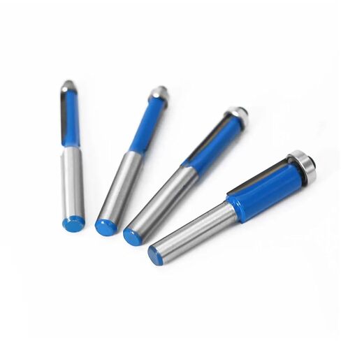 سكين مستقيم ذو حافة مزدوجة 8 مم ساق مع محمل سبيكة قاطعة طحن للأعمال الخشبية 1 قطعة (8 × 12.7 مم) BHBHCPZGR in Kuwait