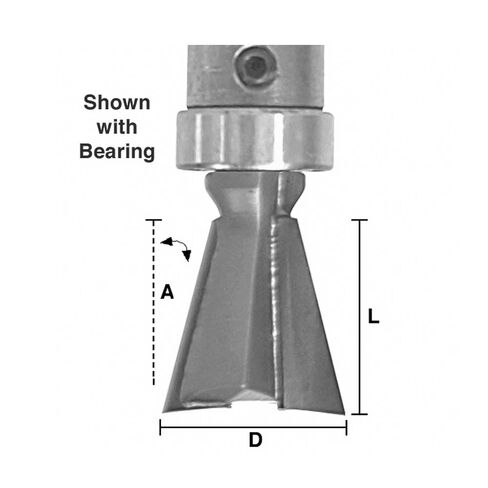 134-0522 Dovetail 5/16 X 8 Degree X 1/4 Inch Shk in Kuwait