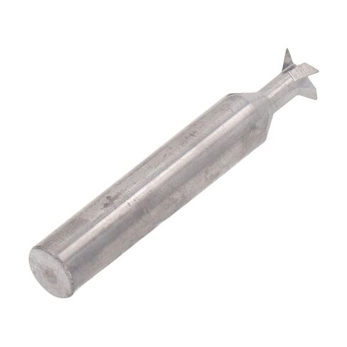 Acouto Dovetail Router Bit 4 Flute Carbide Cutting Tool for Woodworking Slotting with 10mm Shank Diameter 60mm Length (10x45°x60L) in Saudi Arabia