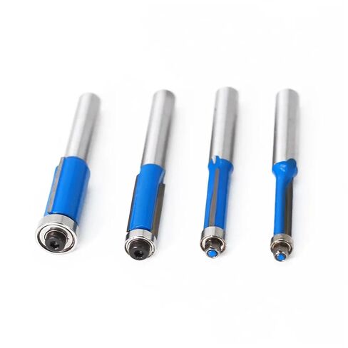 سكين مستقيم ذو حافة مزدوجة 8 مم ساق مع محمل سبيكة قاطعة طحن للأعمال الخشبية 1 قطعة (8 × 12.7 مم) BHBHCPZGR in Kuwait