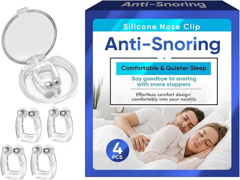 Anti Snoring Devices, Advanced Sleep Support with Comfortable Magnetic Nasal Strips for Improved Breathing, for Quieter Nights & Better Rest in Saudi Arabia