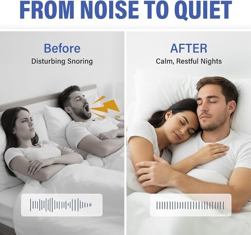 Anti Snoring Devices, Advanced Sleep Support with Comfortable Magnetic Nasal Strips for Improved Breathing, for Quieter Nights & Better Rest in Saudi Arabia
