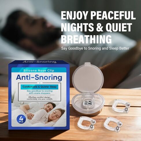 Anti Snoring Devices, Advanced Sleep Support with Comfortable Magnetic Nasal Strips for Improved Breathing, for Quieter Nights & Better Rest in Saudi Arabia