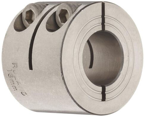 Ruland MWCL-12-SS One-Piece Clamping Shaft Collar, Double Wide, Stainless Steel, Metric, 12mm Bore, 28mm OD, 24mm Width in Kuwait