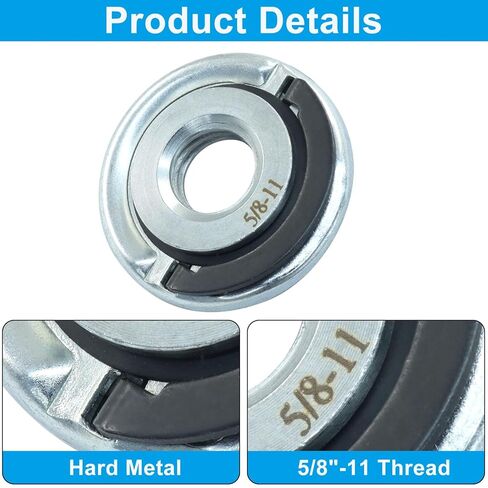 2 PCS Grinder Quick Change Flange Locking Nut, Metal Angle Grinder Nuts with 5/8-11 Inch Thread for Replacement/Fixing Cutting Discs in Saudi Arabia