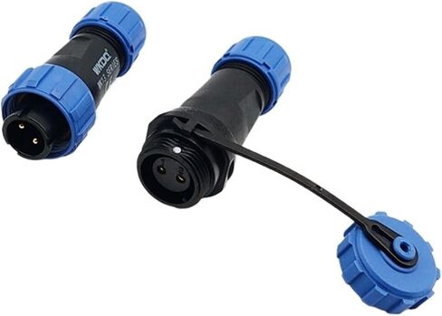 Connector male and female socket set panel mount 2/3/4/5/6/7/9 pins(WK13CP9X-WK13PS9X) in Saudi Arabia