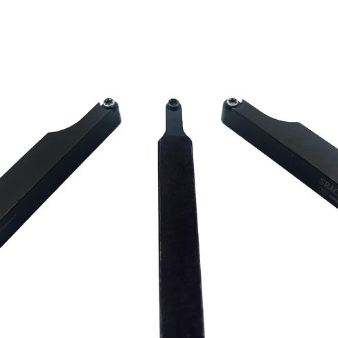 مجموعة حامل أدوات الخراطة 3/8 بوصة (10 مم) SRACR/SRACL/SRDCN1010 H06 + 3 قطع RCMT0602M0 إدراجات مستديرة مطلية بـ CVD، مناسبة لتصنيع الفولاذ المقاوم للصدأ in Kuwait