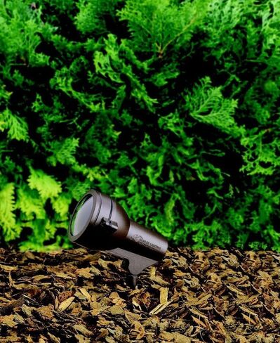 Kichler - HID Line Voltage 1 Light Accent Lamp - with Inspirations - 6.25 inches Tall by 4 inches Wide-Textured Architectural Br in Kuwait