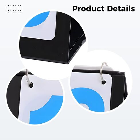 4-Digit Scoreboard with Red and Blue Numbers, 6.3 X 15 in, Flip Scoreboards for Tennis and Basketball, Portable Tabletop Scoreboard in Kuwait