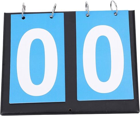 RiToEasysports Tennis Table Scoreboard, Portable 2/3/4 Digit Portable Flip Sports Score Counter for Basketball Soccer Flip Scoreboard in Saudi Arabia
