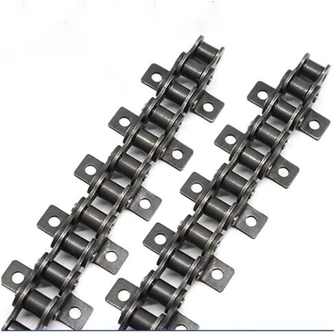 1 قطعة 1.5 متر 06B قصيرة الملعب الدقة واحدة مزدوجة بيند الأذن مستقيم الأسطوانة سلسلة الصناعية محرك صف واحد سلاسل (06B 2 آذان) in Kuwait