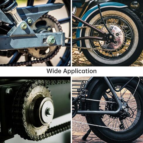 أداة كسر السلسلة ChgImposs لسلاسل الأسطوانة رقم 100-#200 - ساحبة توصيل من الفولاذ عالي الكربون عالي التحمل ومخلب للدراجات النارية والدراجات الهوائية وإصلاح سلسلة Go-Kart وATV in Kuwait