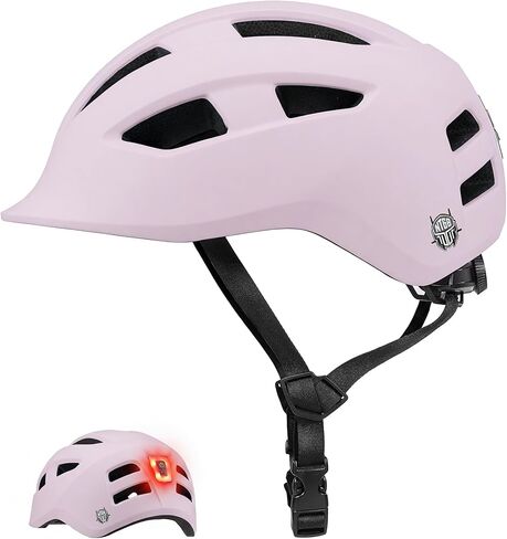 Bike Helmet Adult Men/Women/Youth-USB Rechargeable Rear Light Electric Scooter Helmet with CPSC/ASTM Certified Adjustable Lightweight Design for Road Trail Urban&Recreational Riding in Saudi Arabia