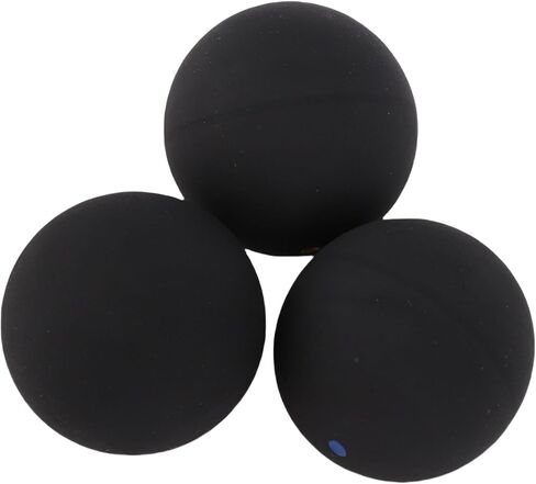 Pwshymi Squash Ball Combo Set Stable Trajectory for Professional Training Single Blue Dot Single Yellow Dot Double Yellow for Beginners Professional Players Rubber Material in Saudi Arabia