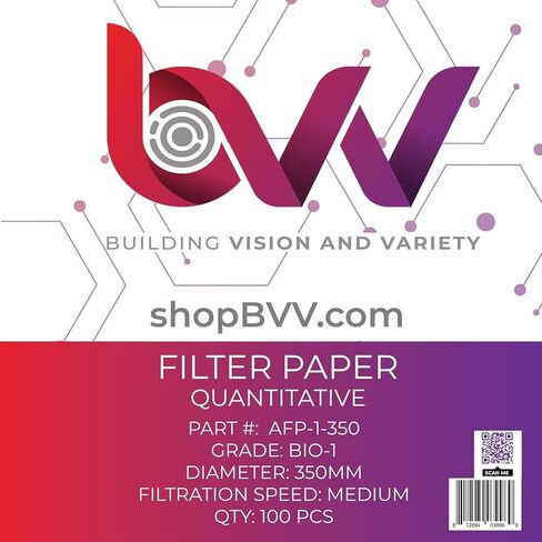 BVV Ashless Filter Papers - 350MM - Quantitative-Grade 1 - Medium - 11um in Saudi Arabia