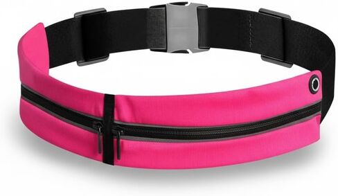 Running Belt Fanny Pack for Men & Women, Waist Pack Phone Pouch, Reflective，Black in Saudi Arabia