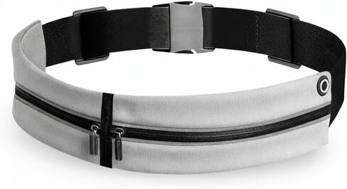 Running Belt Fanny Pack for Men & Women, Waist Pack Phone Pouch, Reflective，Black in Saudi Arabia