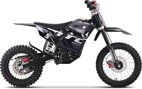 MotoTec 60v 2000w Pro Electric Dirt Bike Lithium Grey in Kuwait