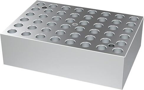 Dual Module Lab Dry Bath, 100℃ Heating Metal Bath Incubator, Use Both Modules at The Same Time, 5s-24h Timing, 9 Program Setups, LED Digital Display, for Chemical Reagents in Kuwait