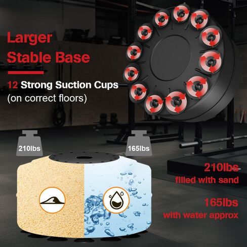 كيس ملاكمة RORALA مع حامل بوزن 70 بوصة - 203 رطل، حقيبة ملاكمة ثقيلة قائمة بذاتها لاختيار هدايا الشباب البالغين، مطورة in Kuwait