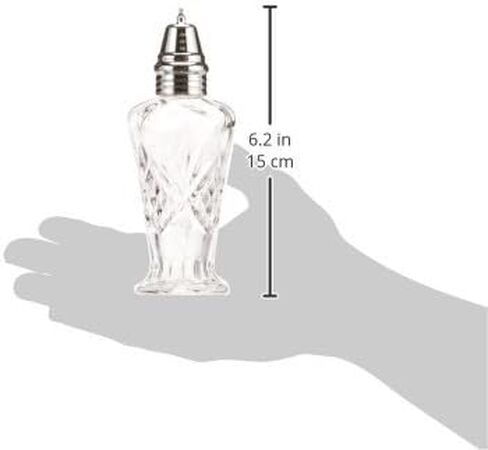 Godinger Dublin Salt and Pepper Shaker Set, Clear in Saudi Arabia