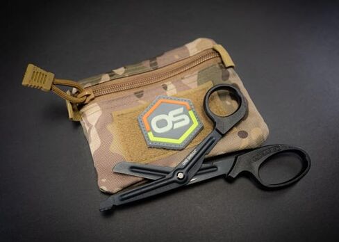 ONE Shear Compact Bus Basic Utility Shear, Fluoride Non-Stick Coated 1.8mm Thick Heavy Duty Stainless Steel Blades, Healthcare, Bandages, Fishing, Nurse Nurse Scissors, EMT Shears (1, 6.25") in Saudi Arabia