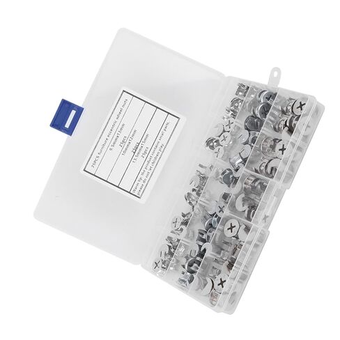 75Pcs Cam Nut Furniture Eccentric Wheel Nut Set 3-in-1 Connector Fastener Hardware Tools for Cabinets, Wardrobes, and Panel Furniture in Saudi Arabia