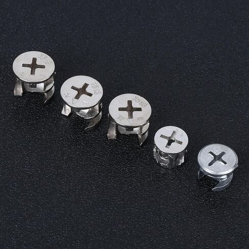 75Pcs Cam Nut Furniture Eccentric Wheel Nut Set 3-in-1 Connector Fastener Hardware Tools for Cabinets, Wardrobes, and Panel Furniture in Saudi Arabia