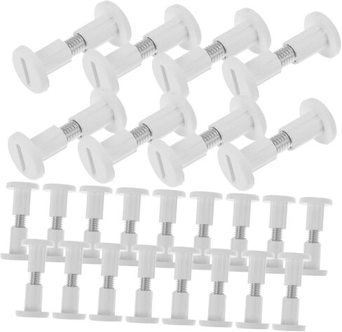 Homoyoyo 50pcs DIY Furniture Hardware Wood Panel Fasteners Screw and Nut Kit for Easy Assembly and Connection in Saudi Arabia