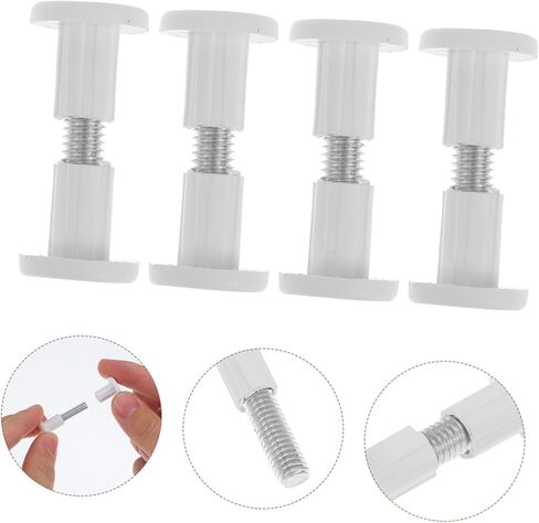 Homoyoyo 50pcs DIY Furniture Hardware Wood Panel Fasteners Screw and Nut Kit for Easy Assembly and Connection in Saudi Arabia