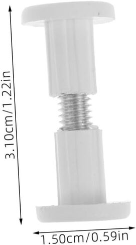 Homoyoyo 50pcs DIY Furniture Hardware Wood Panel Fasteners Screw and Nut Kit for Easy Assembly and Connection in Saudi Arabia