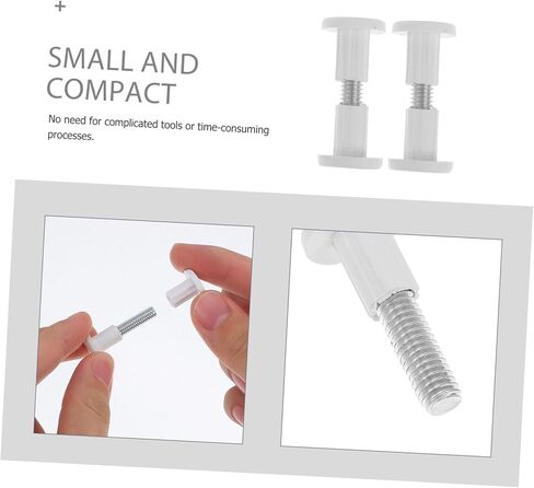Homoyoyo 50pcs DIY Furniture Hardware Wood Panel Fasteners Screw and Nut Kit for Easy Assembly and Connection in Saudi Arabia