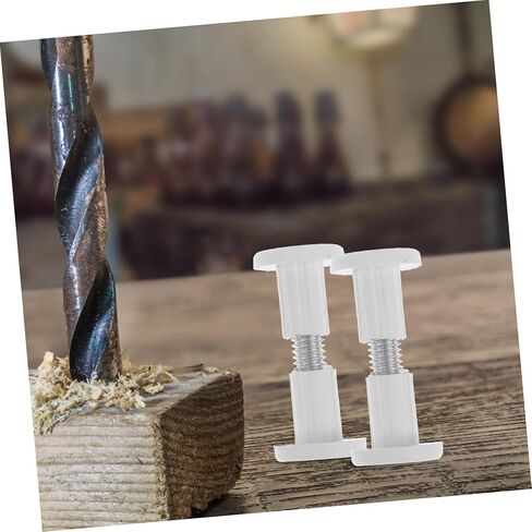 Homoyoyo 50pcs DIY Furniture Hardware Wood Panel Fasteners Screw and Nut Kit for Easy Assembly and Connection in Saudi Arabia