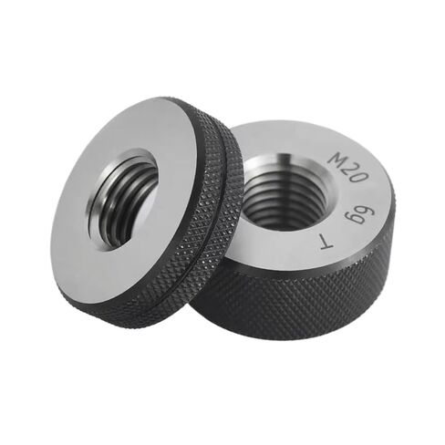 M8-M40*1 1SET(1*GO+1*NOGO)6G Metric Fine Tooth Thread Ring Gauge Accuracy Measure Tool(M13*1) in Saudi Arabia