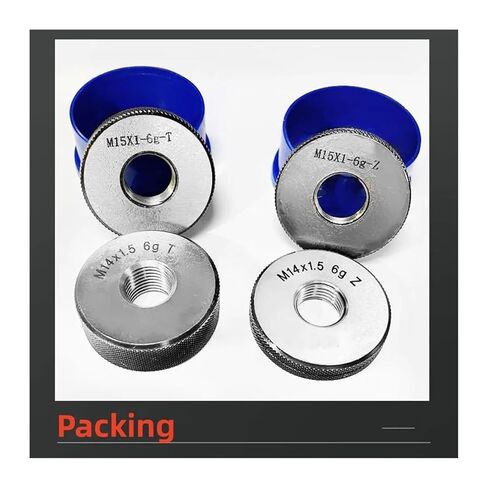 1SET(1*GO+1*NOGO) Non-Standard Metric Fine Tooth Thread Ring Gauge Accuracy 2A UNC/F/EF/S 1/16 1/8(1"1/8-28UN 2A TZ) in Saudi Arabia