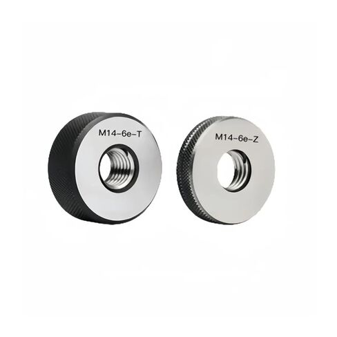 1 مجموعة (1 * GO + 1 * NOGO) M2-M14 غير قياسي متري غرامة الأسنان موضوع حلقة قياس 6e أداة قياس (M12X1.5 6e TZ) in Saudi Arabia