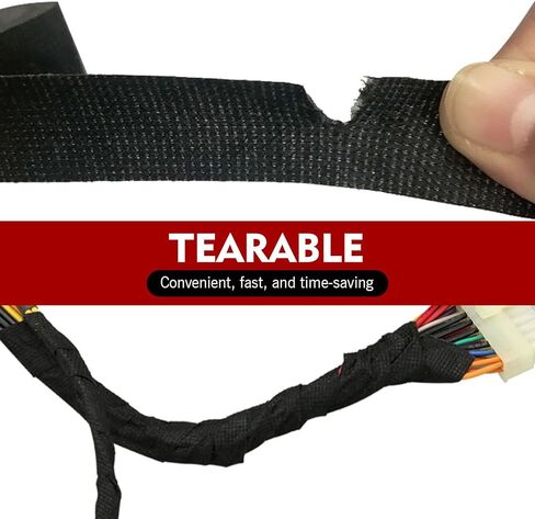 4PCS Wire Harness Automotive Cloth Tape, 0.35″ x 82′ Self-Adhesive Harness Automotive Heat Proof Cloth Tape for Auto Electrical Wrap Protection Insulation Cable Fixed in Saudi Arabia